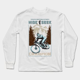 Big Foot Hide and Seek Champion Poster Long Sleeve T-Shirt